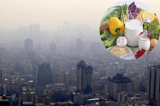 مواد غذایی در برابر آلودگی هوا