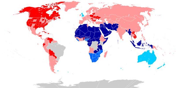 وضعیت چند همسری در کشورهای جهان