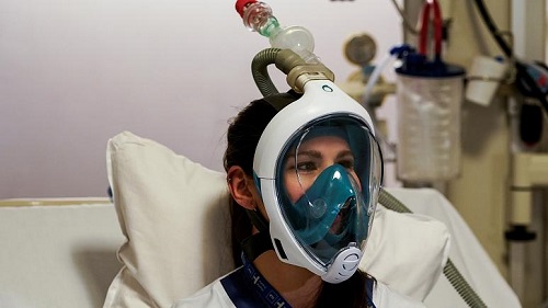 استفاده از ماسک غواصی در بیمارستان‌های اروپایی