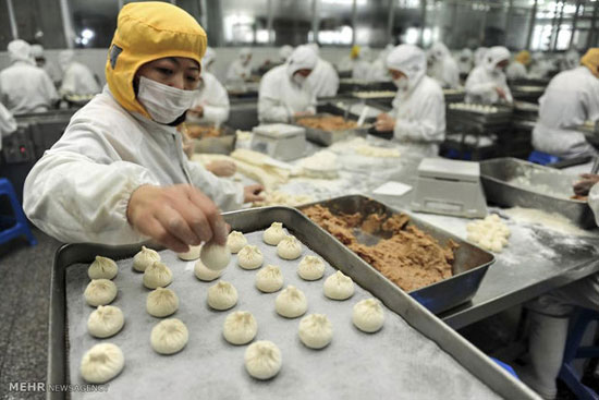 عکس: کارخانجات تولید مواد غذایی در چین‎