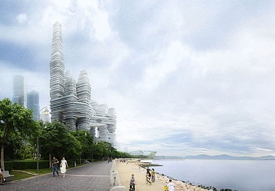 شهر زیست محیطی چین در آینده +عکس