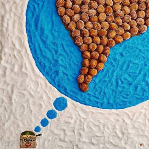 هنرنمایی با غذا در روز ملی کودکان +عکس