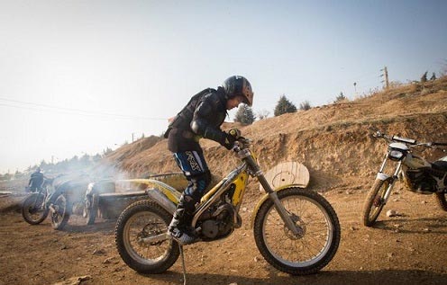گزارش تصویری از بانوان موتورسوار ایرانی