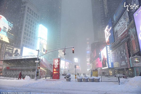 نیویورک یخ زد! +عکس