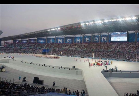 گزارش تصویری: افتتاحیه بازی‎های آسیایی