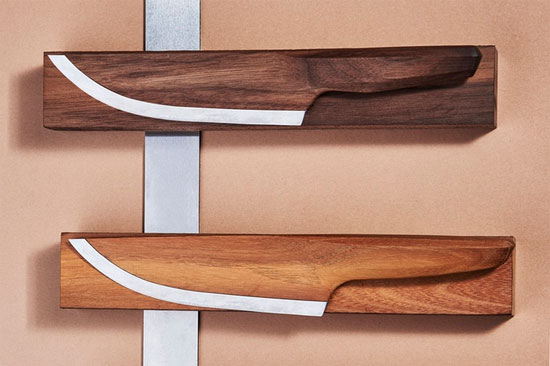چاقوی چوبی که تنها با آب گرم تمیز می‌شود