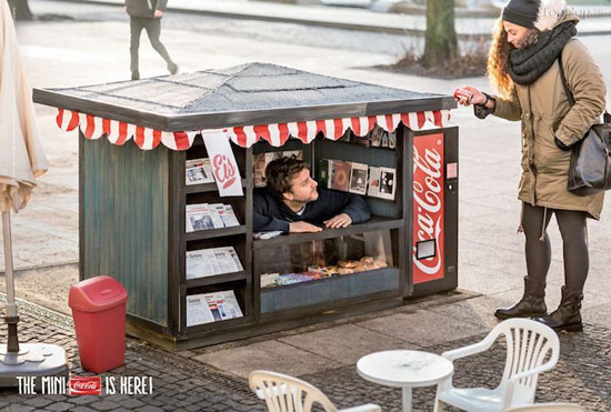 ایده تبلیغاتی فوق‌العاده جالب کوکاکولا +عکس