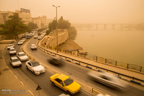 آلودگی شدید هوا در جنوب و غرب کشور