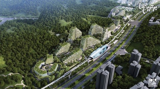 ساخت اولین شهر جنگلی در چین آغاز شد