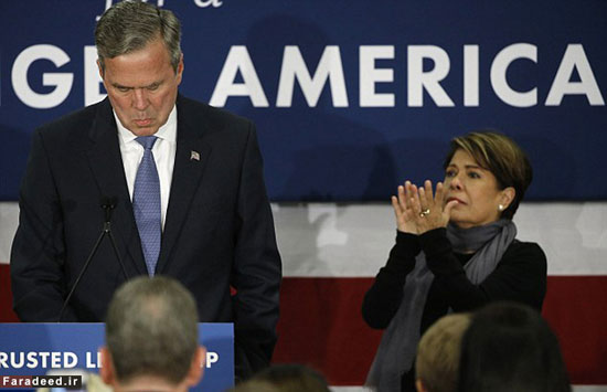 پایان انتخابات برای جب بوش +عکس