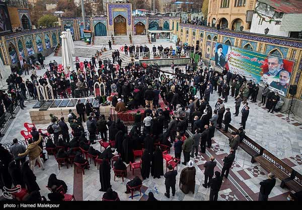 آئین خاکسپاری دانشمند ایرانی در تهران