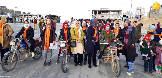 موتورسواری زنان افغان در برابر چشمان مردان