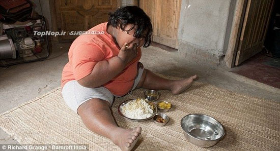 اشتهای وحشتناک دختربچه هندی! +عکس