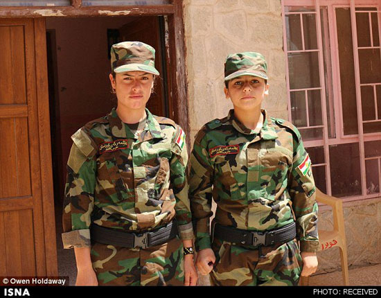 یگان «دختران آفتاب» علیه داعش +عکس