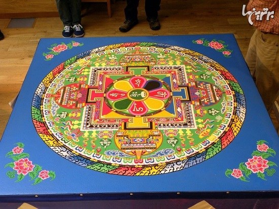 ماندالای شنی؛ مراسم سنتی تبتی ها