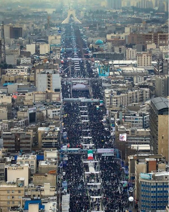 راهپیمایی ۲۲ بهمن ۹۷ در اینستاگرام رهبری