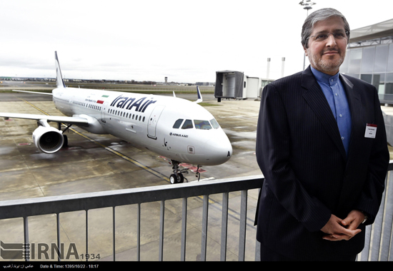 تحویل نخستین فروند هواپیمای ایرباس به ایران
