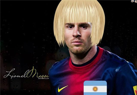 شوخی آس اسپانیا با مدل موی مسی