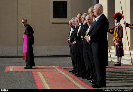 دیدار روحانی با پاپ فرانسیس +عکس