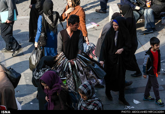 عکس: جنب و جوش بازار تهران در دقیقه 90