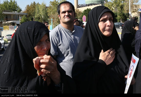 عکس: تشییع پیکر خبرنگار ایرانی فاجعه منا