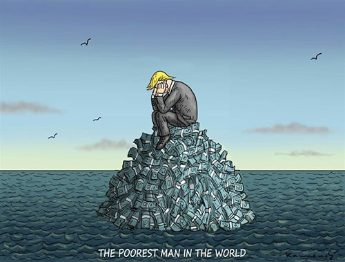 کاریکاتور: فقیرترین سیاستمدار جهان!