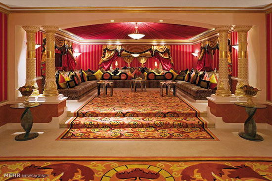 تصاویری دیدنی از هتل 7 ستاره جمیرا در دبی