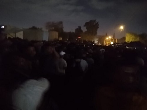 تظاهرات معترضان در نزدیکی منطقه سبز بغداد