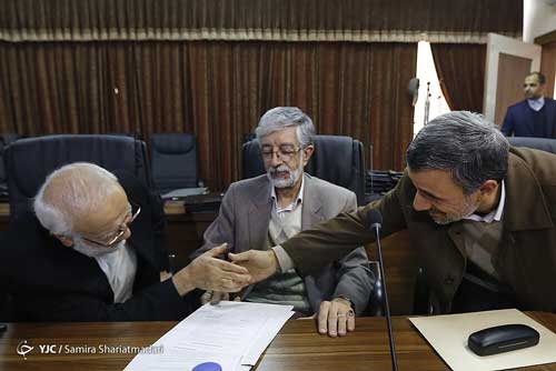 «بگم بگمِ» انتخاباتی میان احمدی‌نژاد و حدادعادل
