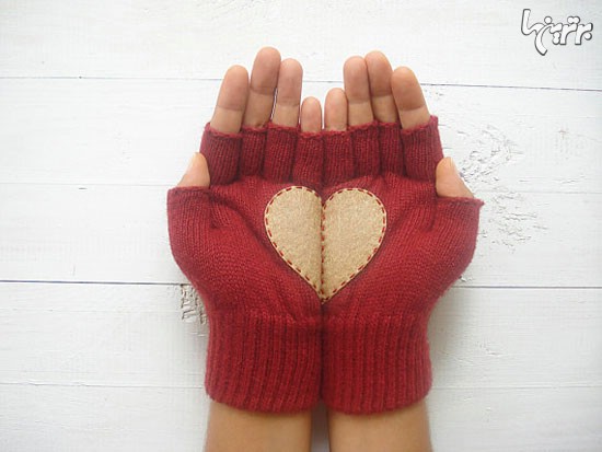 این دستکش های زمستانی حرف نداره