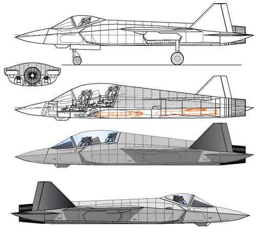 10 پروژه برتر جنگنده‌های پنهانکار و نسل 5