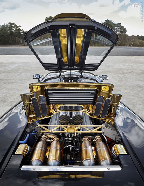خودروی سوپرلوکس با موتور طلا