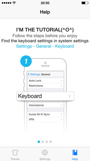 دانلود برنامه GO Keyboard برای iOS