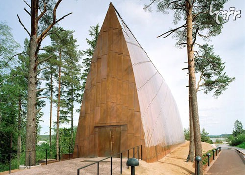 کلیسای منحنی در فنلاند +عکس