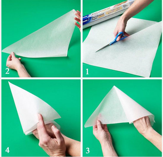 قیف کاغذی بسازید و تزیین کنید