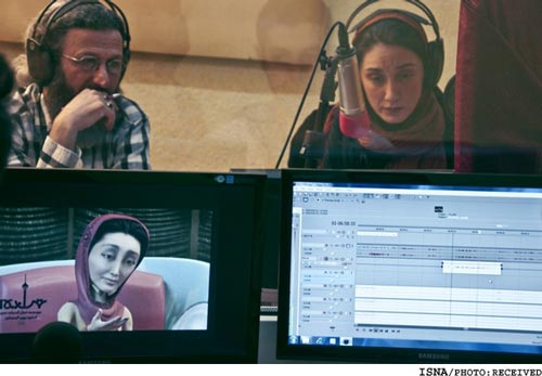 هدیه تهرانی در جمع دوبلورهای "تهران 1500"