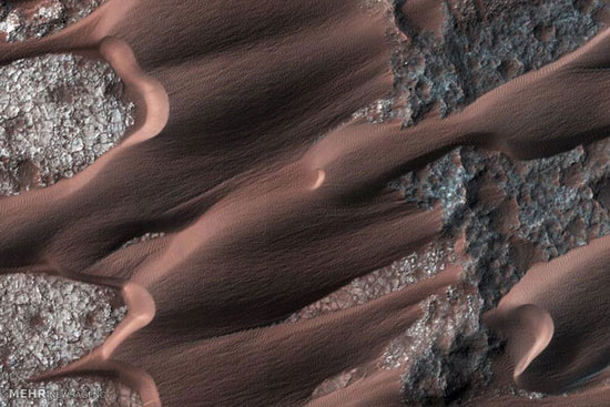 عکس: گشتی جذاب بر سطح سیاره مریخ‎