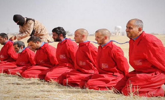 شیوه جدید داعش برای اعدام قربانیان +عکس