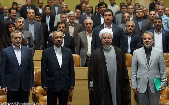 عکس: روحانی در جشنواره شهید رجایی