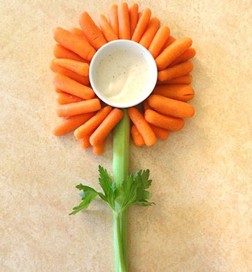 عکس های رنگی: ایده هایی برای استفاده از هویج