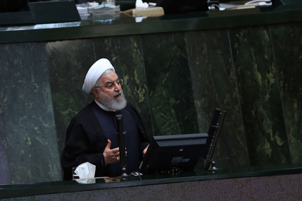 روحانی در جلسه رای اعتماد به دو وزیر پیشنهادی