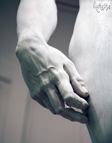 تصاویر کلوزآپ دیدنی از مجسمه داوود میکلانژ