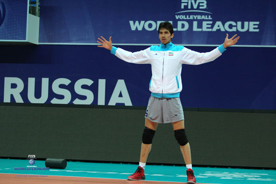 عکس: تمرینات تیم ملی والیبال در روسیه