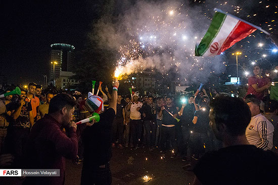حمایت مردم ایران از تیم ملی بعد از بازی با پرتغال