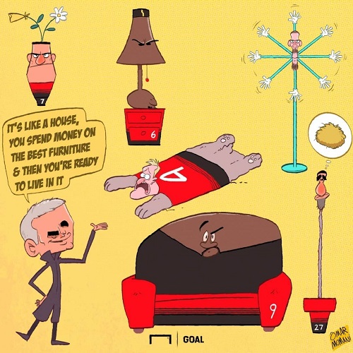 کاریکاتور: ژوزه مورینیو و اسباب خانه
