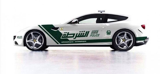 خودروهای پلیس دبی، لوکس ترین در دنیا