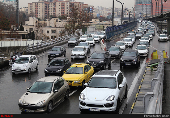 ترافیک تهران در روزهای پایانی سال