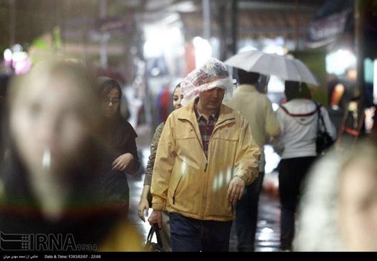 تصاویری متفاوت از تهران در شب گذشته