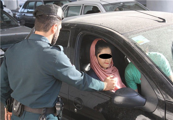 برخورد پلیس با زنان بدحجاب در تهران +عکس