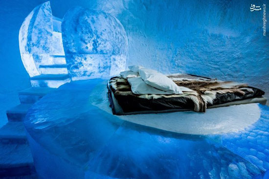 اولین هتل یخی دائمی جهان‎